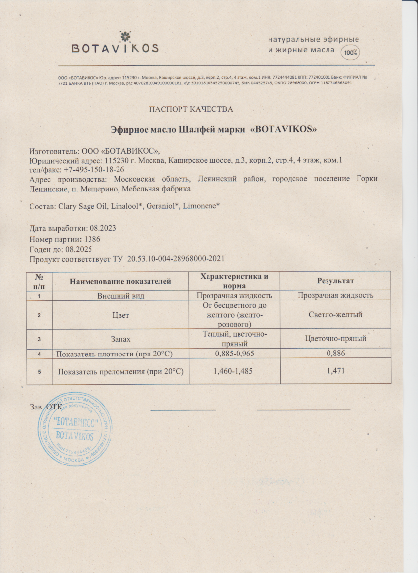 Паспорт №082023